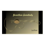 Acoustic Guitar Logo Business Card Template
