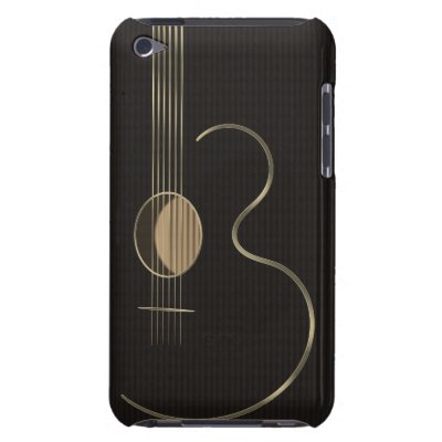 Acoustic Guitar Logo Ipod Touch Cover