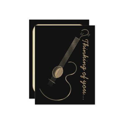 Acoustic Guitar Logo Postcard by Specialeetees