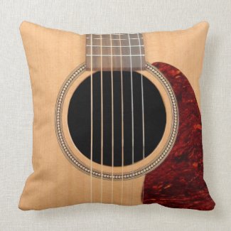 Acoustic Guitar Pillow
