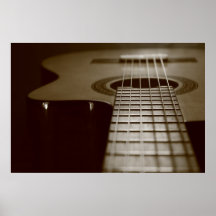 Acoustic Guitar Print