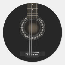 Acoustic Guitar Sticker