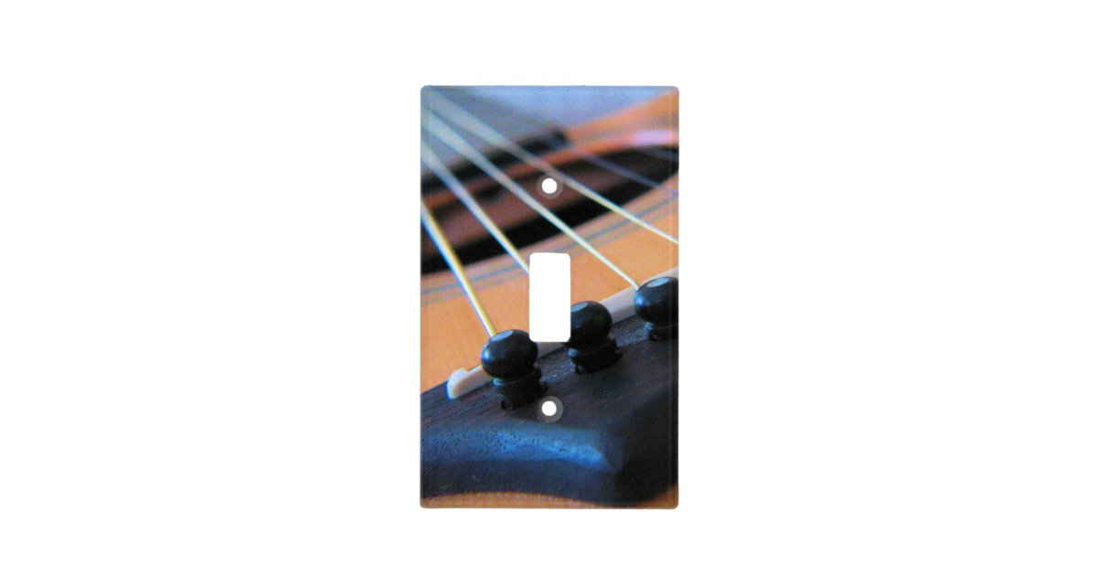 Acoustic Guitar Strings - Light Switch Cover Zazzle