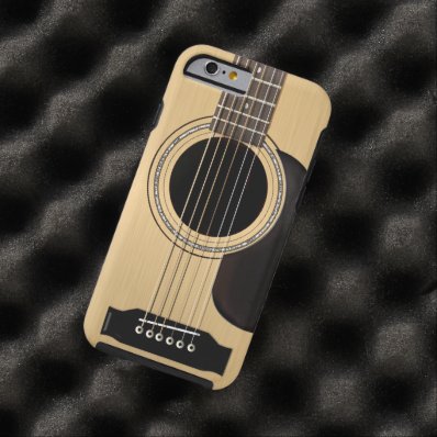 Acoustic Guitar Tough iPhone 6 Case