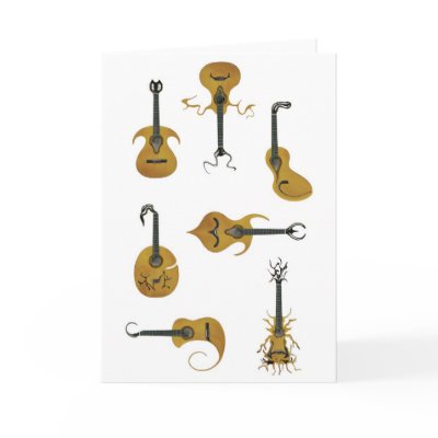 Acoustic Guitars Card by shadowmark
