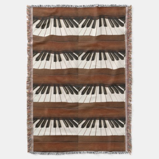 Acoustic Piano Art Music Throw Blanket Zazzle