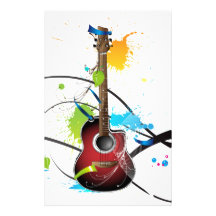 Acoustic Splash Stationery Paper