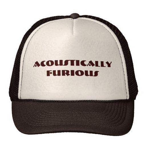 Acoustically Furious Tan and Brown Hat