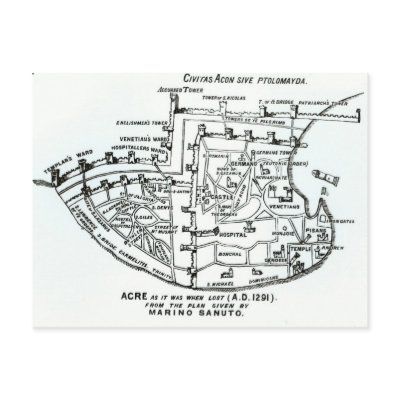 Acre as it was when lost post card by bridgemanart