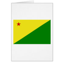 Acre, Brazil Flag Greeting Cards