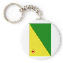 Acre, Brazil Flag Key Chain