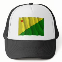 Acre, Brazil Waving Flag hats by Vexillophile Acre, Brazil Waving Flag hats