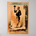 Acrobat CONTORTIONIST Act VAUDEVILLE Poster posters