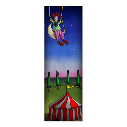 Acrobat Dreams, bookmark pack or business cards (front side)