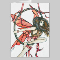 Acrobat Fairy Greeting Card cards