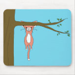 * Acrobat * Hang in there! Marshmallow the Cat Mousepads