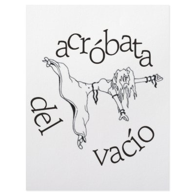 Acróbata del vacío customized letterhead by naranjay