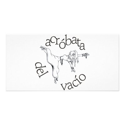 Acróbata del vacío photo cards by naranjay