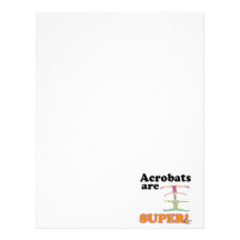 acrobats are super customized letterhead