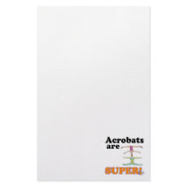 acrobats are super custom stationery