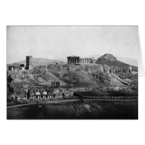 Acropolis ~ Acropolis of Athens Greece 1865 Greeting Card
