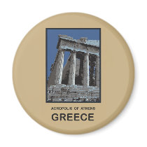 Acropolis of Athens Greece Refrigerator Magnet