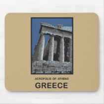 Acropolis of Athens Greece Mouse Pad