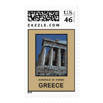 Acropolis of Athens Greece Stamp