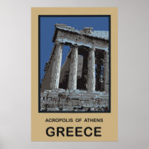 Acropolis of Athens Greece Print