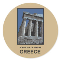 Acropolis of Athens Greece Stickers