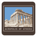 Acropolis of Athens Stickers