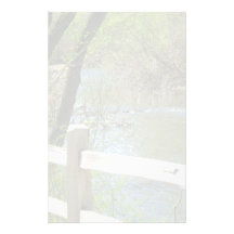 Across the Fence Personalized Stationery
