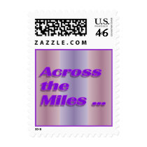 across the miles postage by DonnaGrayson across the miles postage