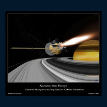 Across the Saturn Rings posters by Space_Exploration Across the Saturn Rings posters