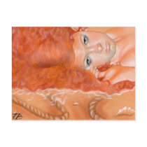 Acroyali Greek Mermaid Postcard