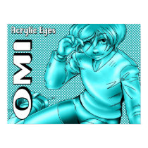 Acrylic Eyes Omi Poster posters