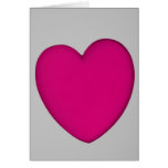 Acrylic heart shape miniature greeting cards