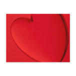 Acrylic heart shape miniature postcards