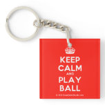 [Crown] keep calm and play ball  Acrylic Keychains