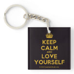 [Crown] keep calm and love yourself  Acrylic Keychains