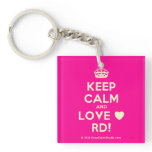 [Crown] keep calm and love ♥ rd!  Acrylic Keychains