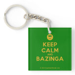 [Smile] keep calm and bazinga  Acrylic Keychains