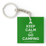 [Tent] keep calm and go camping  Acrylic Keychains