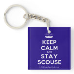 [Knitting crown] keep calm and stay scouse  Acrylic Keychains