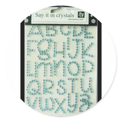 acrylic rhinestone sticker by hopefulsticker