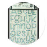 acrylic rhinestone sticker