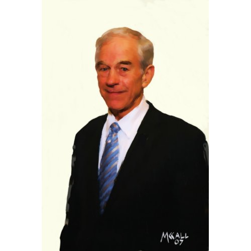 Acrylic Ron Paul Print print