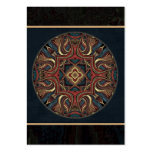 Acrylic Vision Mandala ACEO - Custom Business Card