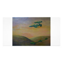 acrylic warthog3 jpeg custom photo card