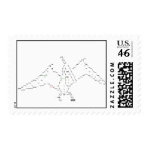 ACSII Pteradactyl Stamp